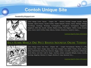 Contoh Unique Site
faisalardhy.blogspot.com
 