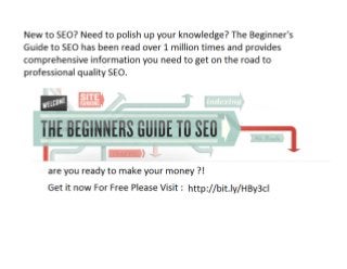 Best Free Seo Guide For Beginners : Step By Step guide For Unlimited Traffic
