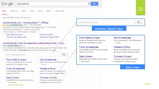Site Links
3/21/2016www.dineshbabu.asia
20
Sitelinks Search Box
 