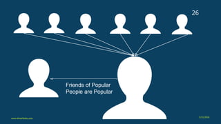 Friends of Popular
People are Popular
3/21/2016www.dineshbabu.asia
26
 