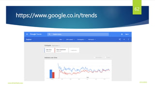 https://www.google.co.in/trends
3/21/2016www.dineshbabu.asia
62
 