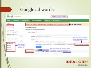 Google ad words
 