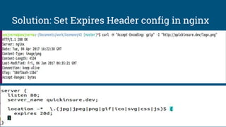 Solution: Set Expires Header config in nginx
 