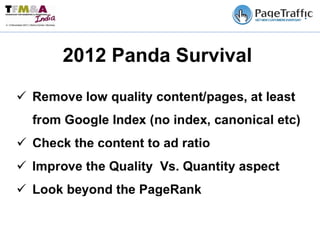 2012 Panda Survival 