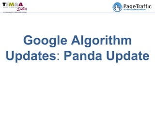 Google Algorithm Updates :  Panda Update 