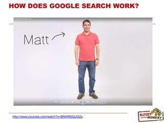 HOW DOES GOOGLE SEARCH WORK?
http://www.youtube.com/watch?v=BNHR6IQJGZs
 