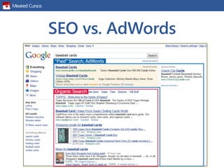 SEO vs. AdWords
 