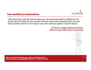 Seo accessibilite