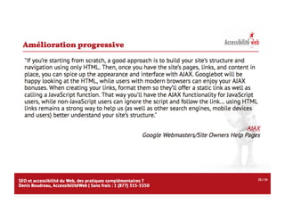 Seo accessibilite