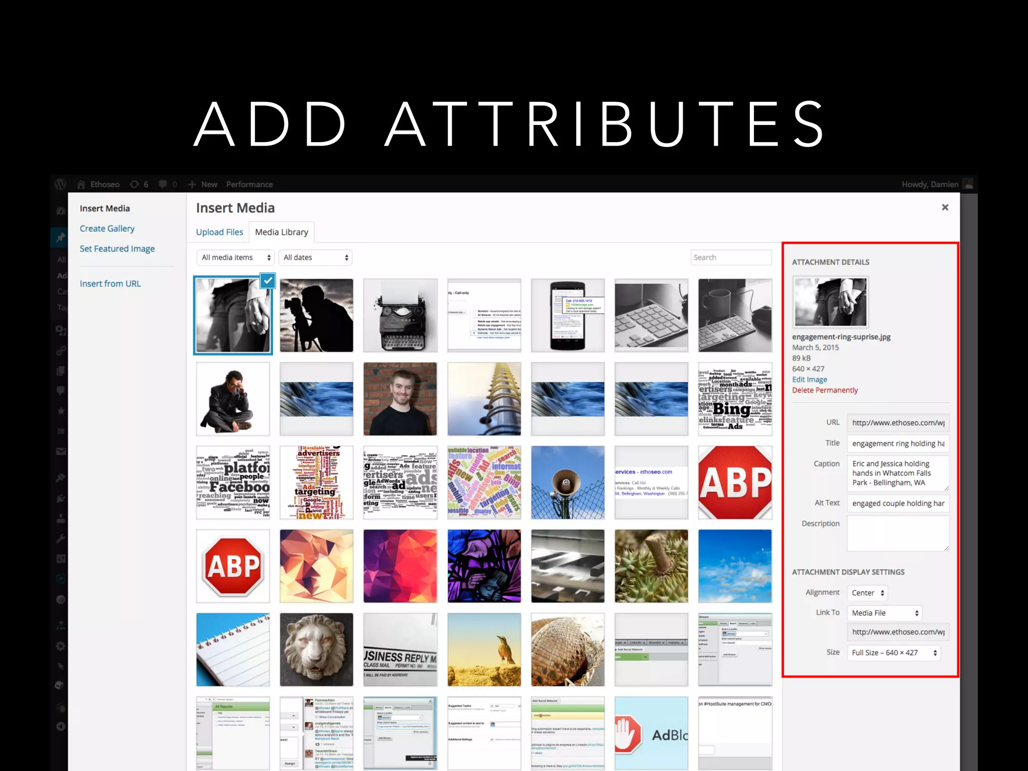 A D D AT T R I B U T E S
 