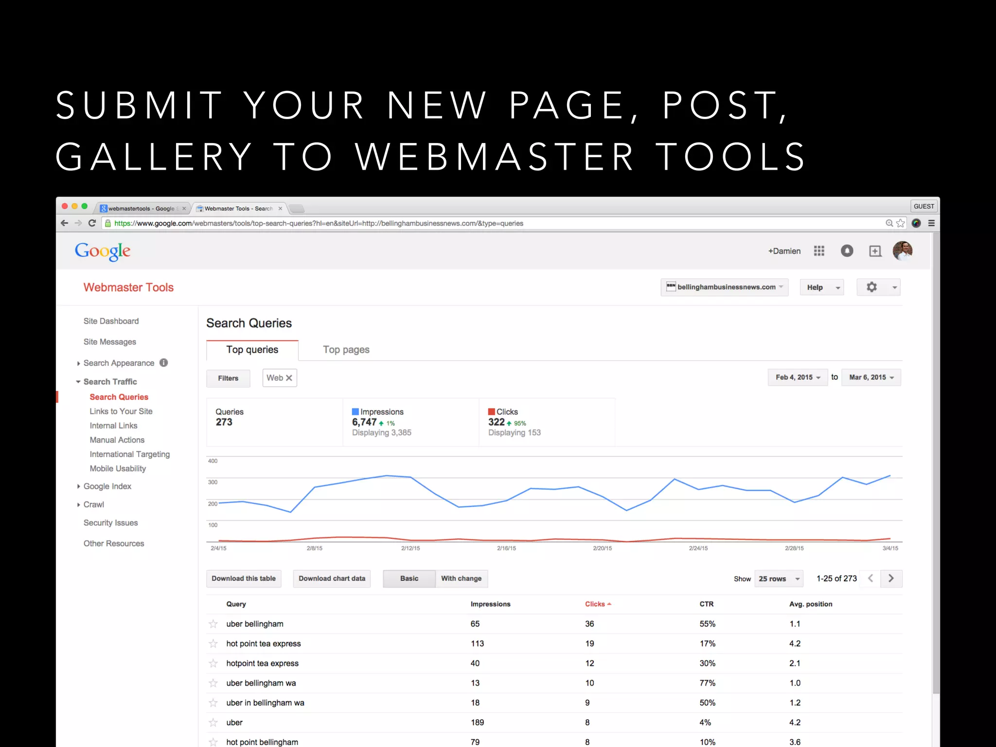 S U B M I T Y O U R N E W PA G E , P O S T, O R
G A L L E RY T O W E B M A S T E R T O O L S
 