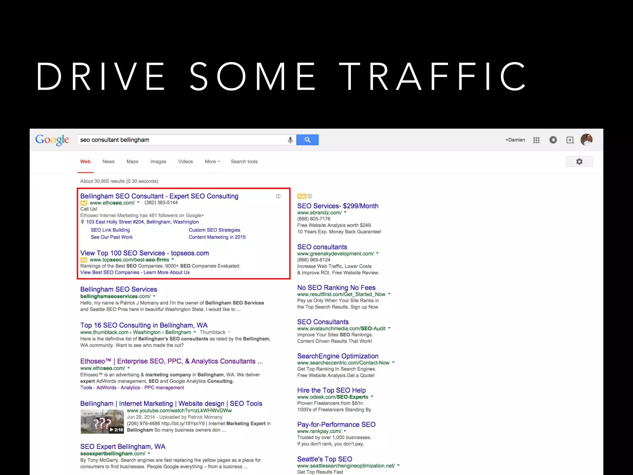 D R I V E S O M E T R A F F I C
 