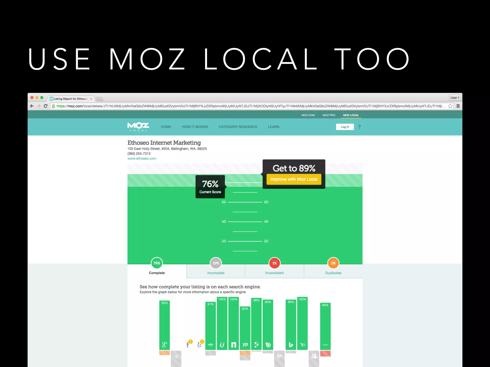 U S E M O Z L O C A L T O O
 