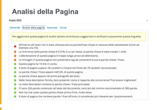 Analisi della Pagina
 