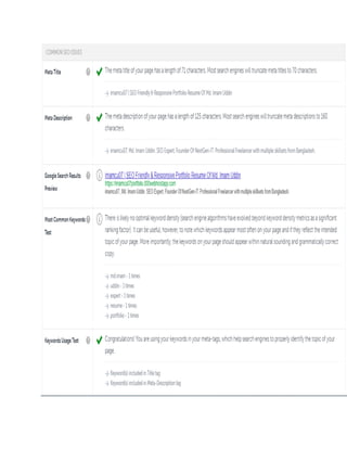 Seo audit-report-imamcu07 | PDF