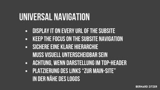 Navigationsoptimierung - Wichtige SEO, UX & Usability DOs and DONTs - SEO Campixx 2018  Slide 52