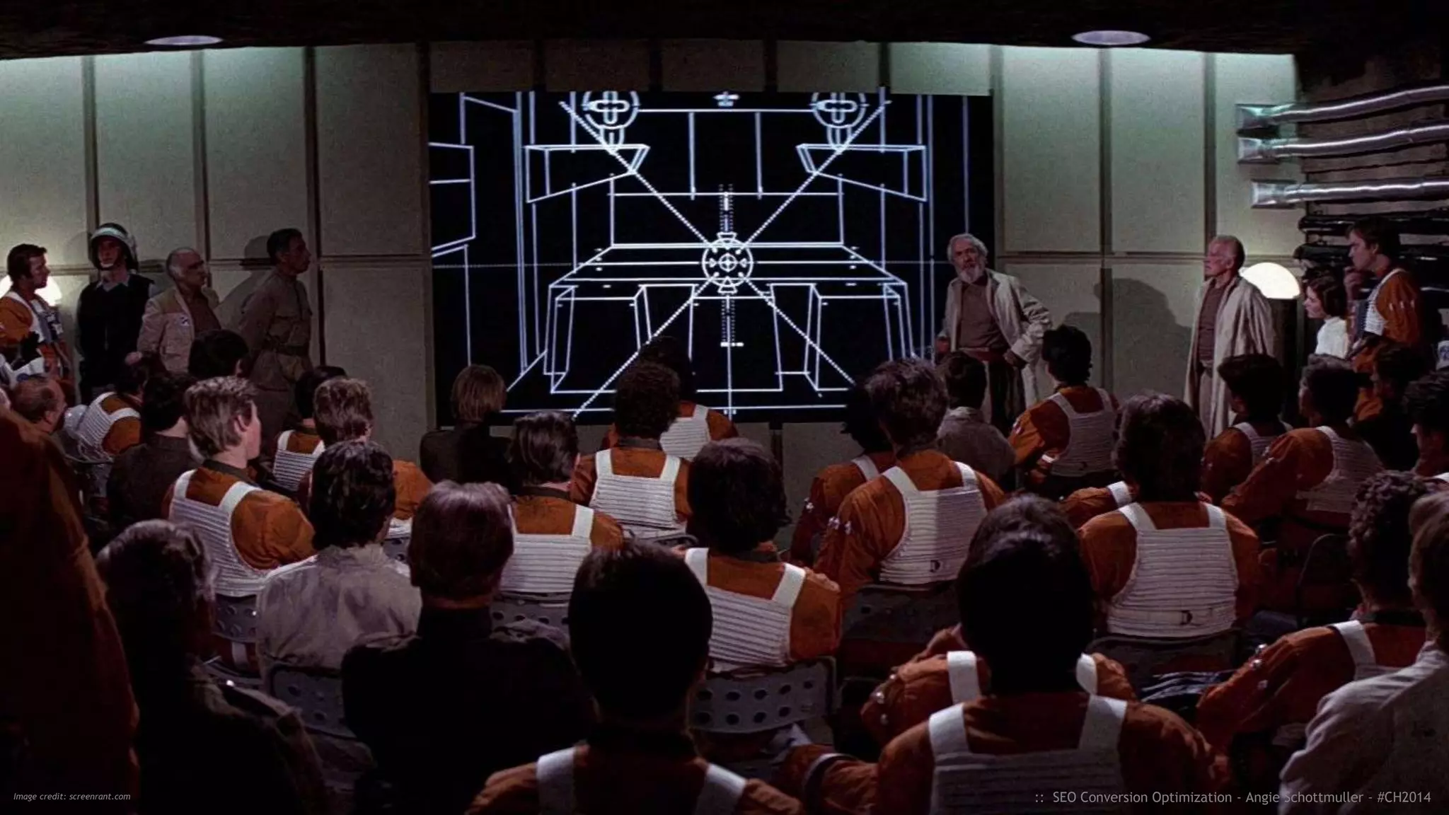 RALLY FOR A COMMON
GOAL
STAR WARS OPTIMIZATION INSIGHT #5
:: SEO Conversion Optimization - Angie Schottmuller - #CH2014
 