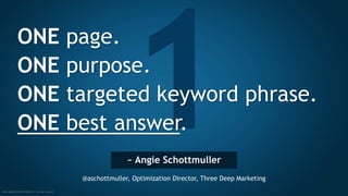 "Let's get ONE
thing straight..."
:: SEO Conversion Optimization - Angie Schottmuller - #CH2014Image credit: starwars.com
 