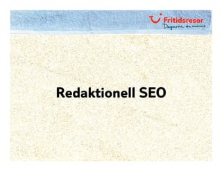 Redaktionell SEO
 