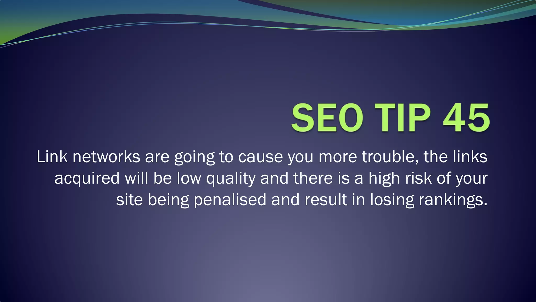 Link networks are going to cause you more trouble, the links
acquired will be low quality and there is a high risk of your
site being penalised and result in losing rankings.
 