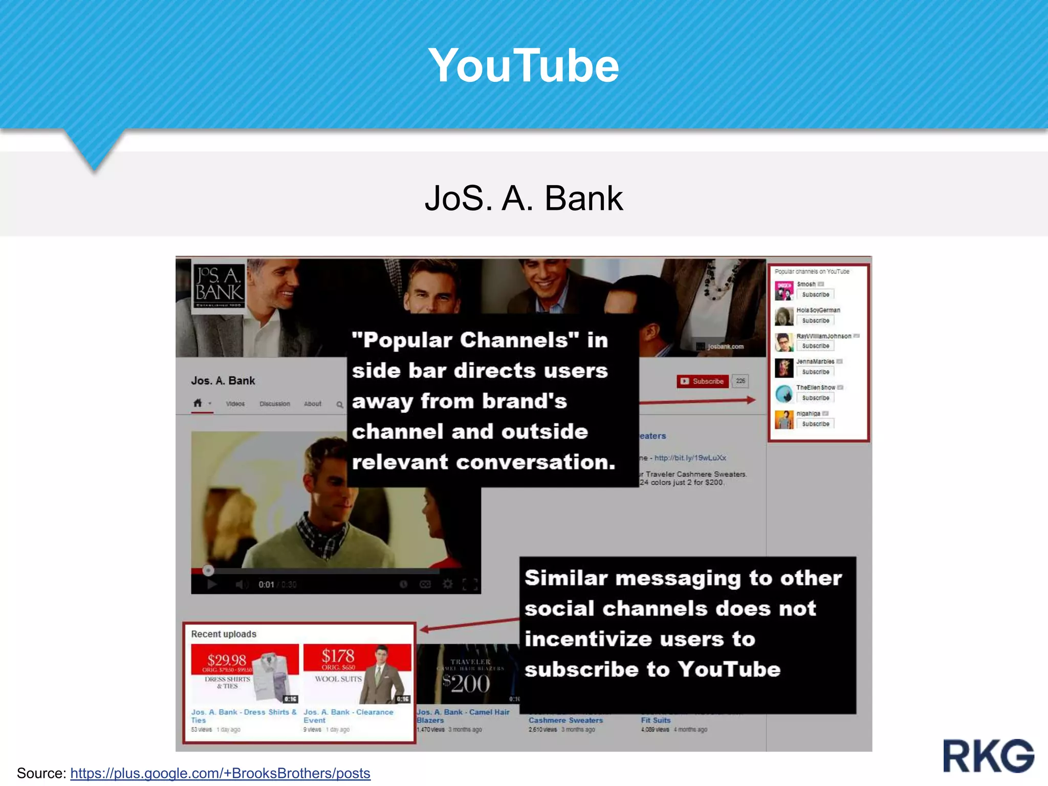 JoS. A. Bank
YouTube
Source: https://plus.google.com/+BrooksBrothers/posts
 