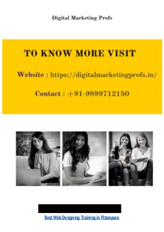 Best Web Designing Training in Pitampura
 