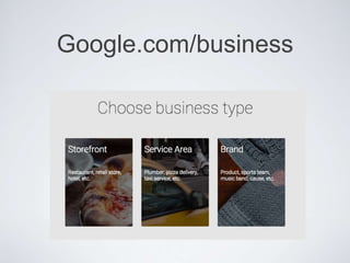 Google.com/business
 