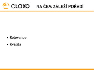 SEO @ Google University pro finanční segment