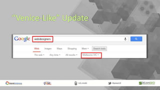 “Venice-Like” Update
 