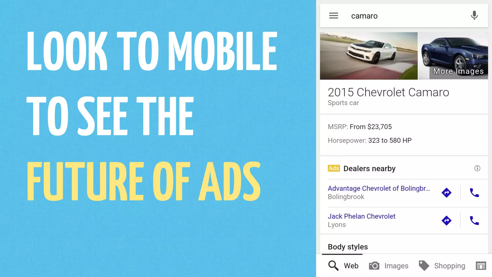 LOOKTOMOBILE
TOSEETHE
FUTUREOFADS
 