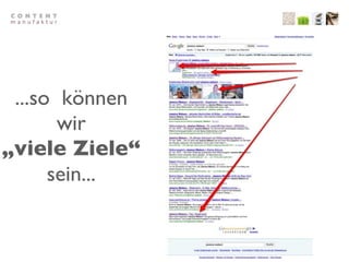 ...so können
       wir
„viele Ziele“
      sein...
 
