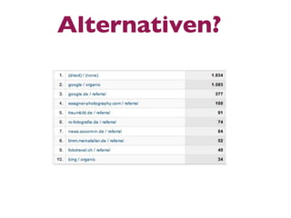 Alternativen?
 