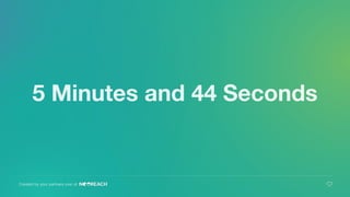 5 Minutes and 44 Seconds
Created by your partners over at
 