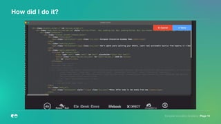 How did I do it?
European Innovation Academy | Page 14
 