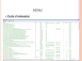 XENU
   Outils d’indexation




                                 3
 