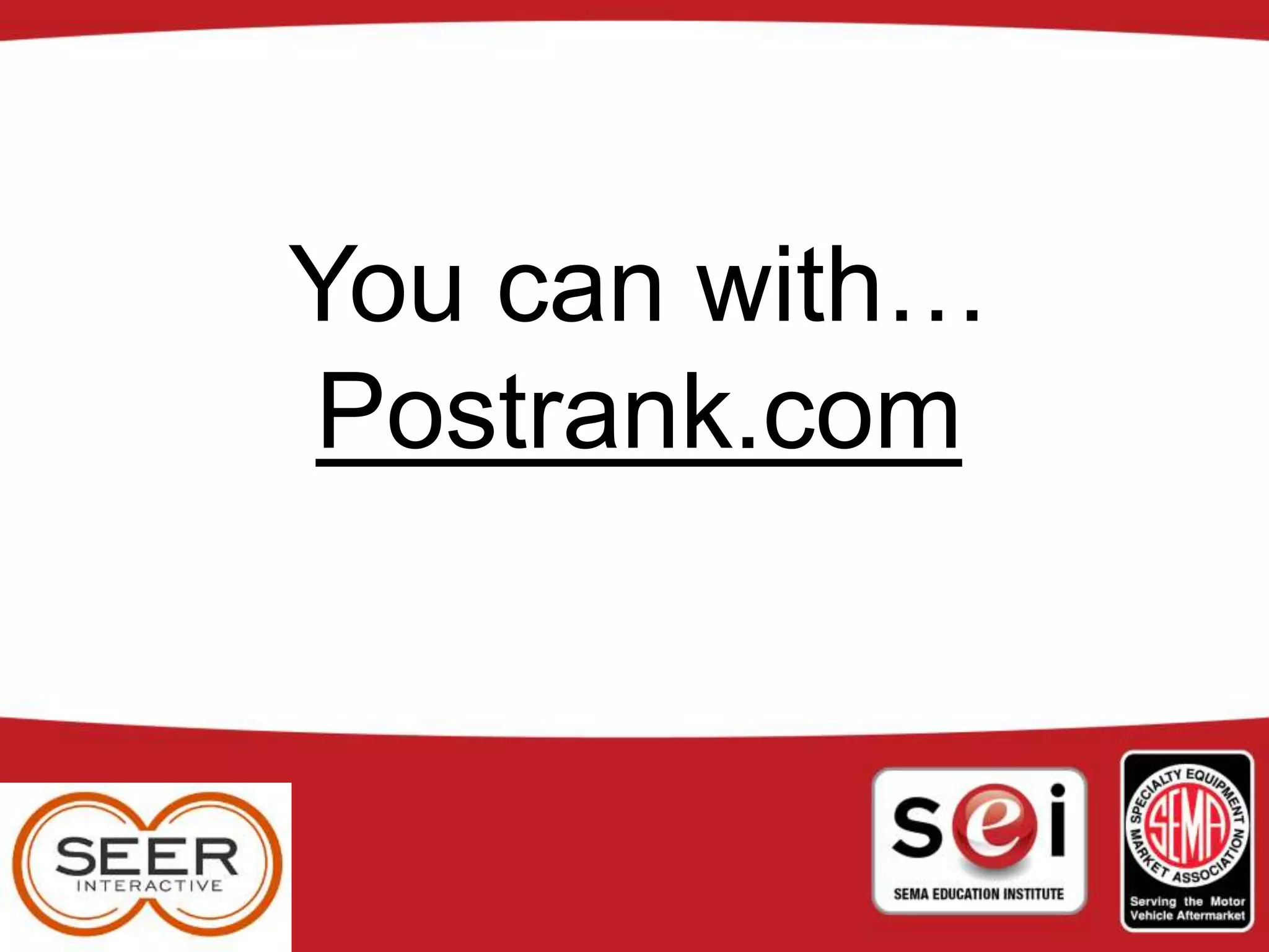You can with…
Postrank.com
 