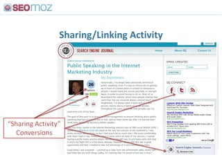 Action: Discover if indexation is an issue worth effort<br />This number sucks. Learn more about why at:<br />www.seomoz.o...