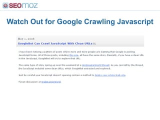 Don’t Go Overboard w/ Bot Blocking<br />