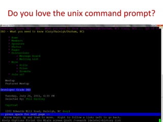 Do you love the unix command prompt?
