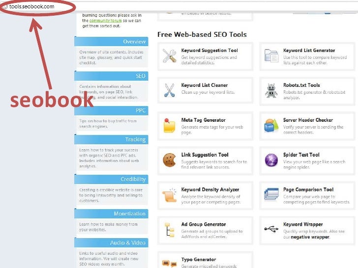 Essential SEO Tools of the Trade slideshare - 웹 Essential SEO Tools of the Trade slideshare - 웹