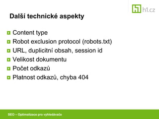 Jan Tichy_Optimalizace pro vyhledavace