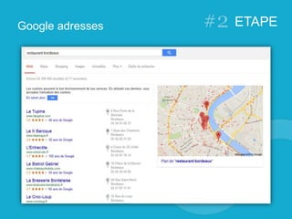 ETAPE
Google adresses
 