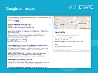 ETAPE
Google adresses
 