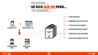 SE DICE QUE NO PERO…
SE DICEN…
TE VENDEN…
 