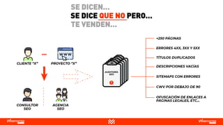 SE DICE QUE NO PERO…
SE DICEN…
TE VENDEN…
 