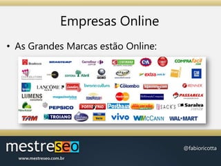 Empresas OnlineAs Grandes Marcas estão Online:
