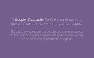 Dashboard do Google Analytics 
 