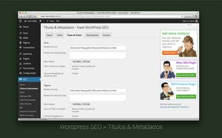 Google Webmaster Tools > Aspecto da Pesquisa > Melhorias de HTML 
 