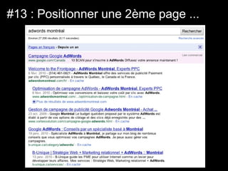 #13 : Positionner une 2ème page ...
 