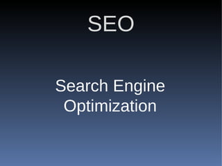 SEO Search Engine Optimization 